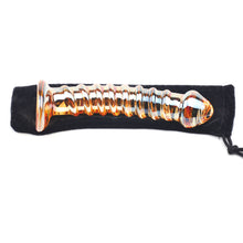 Load image into Gallery viewer, GOLDEN GLASS DILDO
